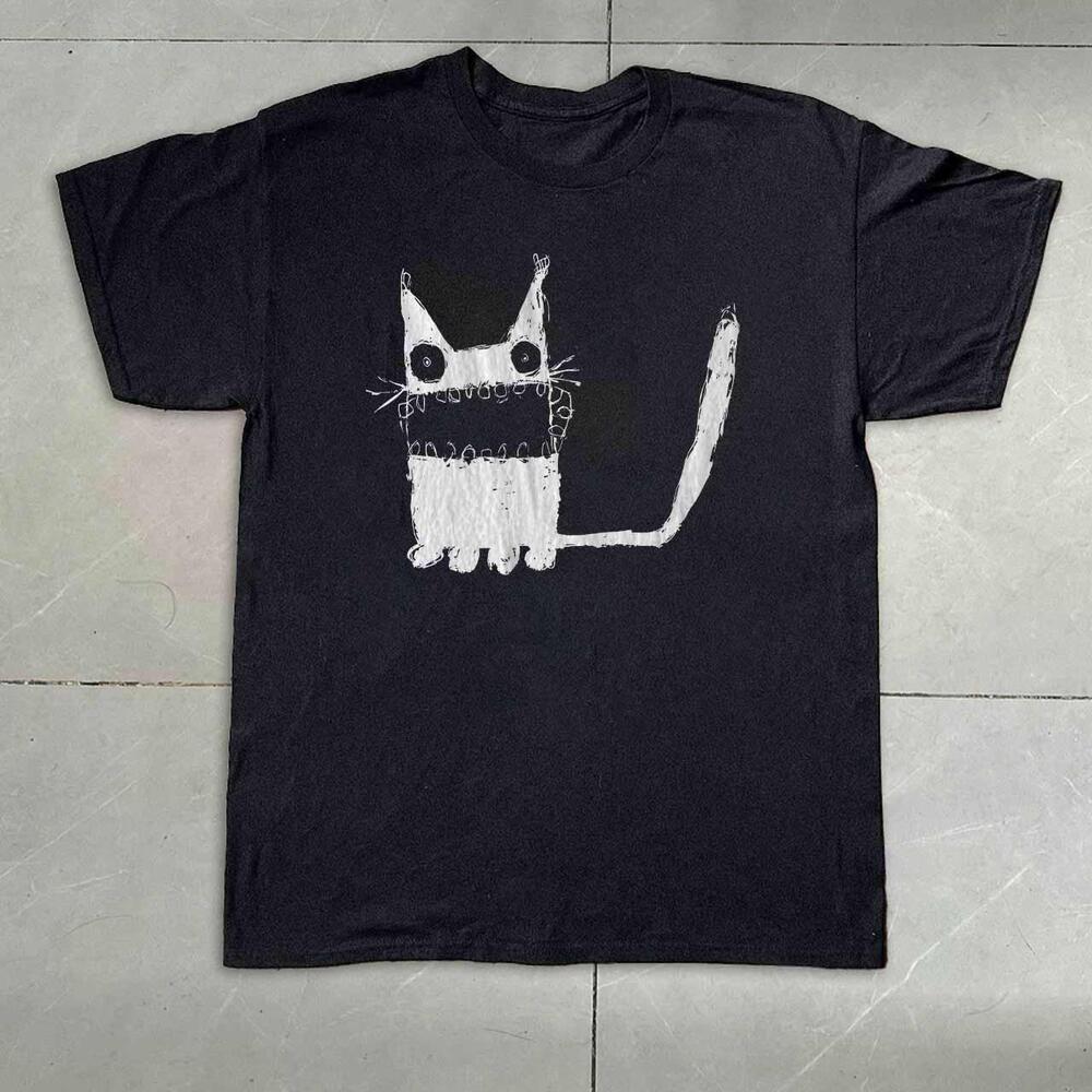 Style Cat Chaotic Scribble T-Shirt